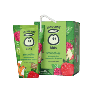 Innocent Kids Strawberries Raspberries & Apple Smoothies 4 x 150ml