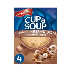 Batchelors Cup a Soup Cream of Mushroom with Croutons 4 x 99g