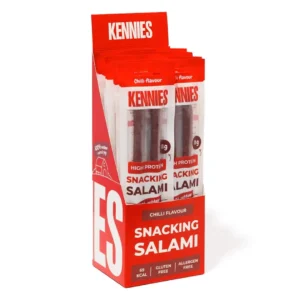 Kennies Chilli Flavour Snacking Salami 12x30g