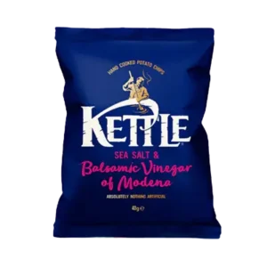 Kettle Sea Salt & Balsamic Vinegar Crisps 18 x 40g