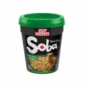 Nissin Soba Teriyaki Instant Wok Style Noodles Pot 90g x 8