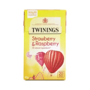 Twinings Strawberry & Raspberry 20 Single Tea Bags