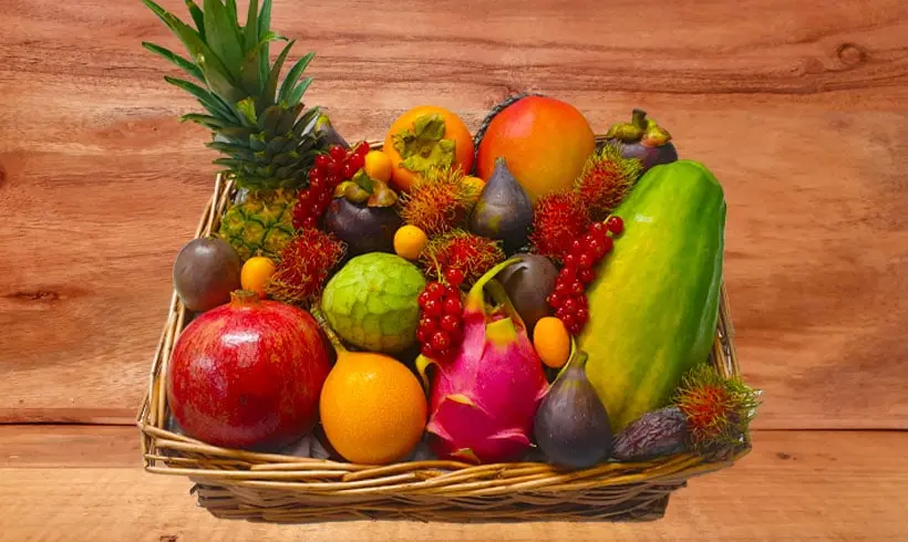 Exotic Fruit Basket