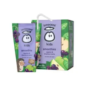 Innocent Kids Apples & Blackcurrants Smoothies 4 x 150ml