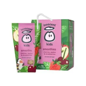 Innocent Kids Cherries, Strawberries & Apples Smoothies 4 x 150ml